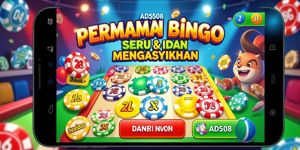 Tampilan gameplay yang menarik dalam permainan Bingo ADS508.