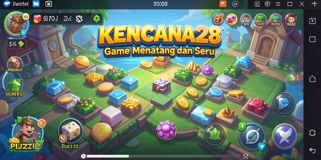 Tampilan gameplay seru KENCANA28 yang menantang para pemain.