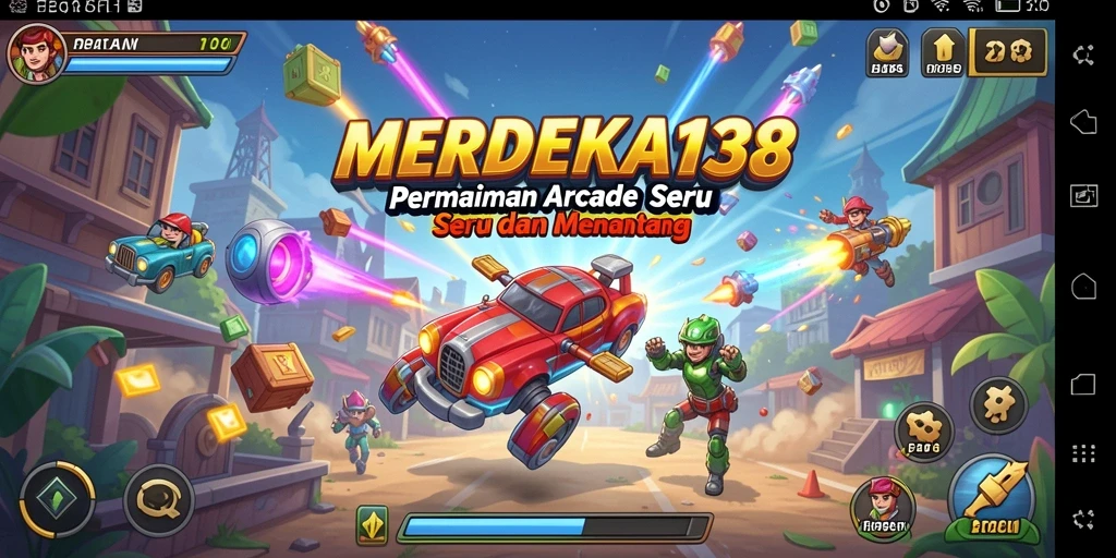 Tampilan gameplay seru dari MERDEKA138 dalam genre Arcade.