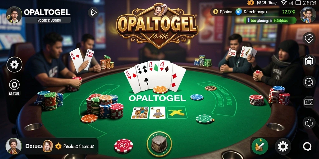 Gameplay menarik dari OPALTOGEL saat bermain poker.
